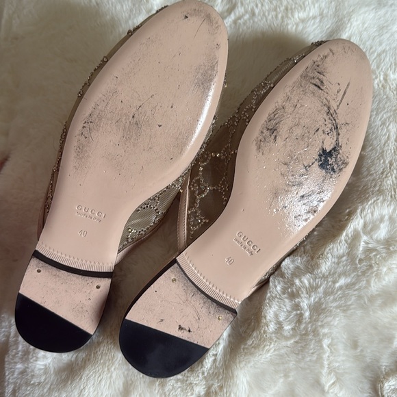 Women's GG Crystal Princetown Slipper - Picture 7 of 9